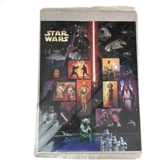 Star Wars Other - RARE 30th anniversary Star Wars stamps [2007] BRAND NEW IN PACKAGE, collectible